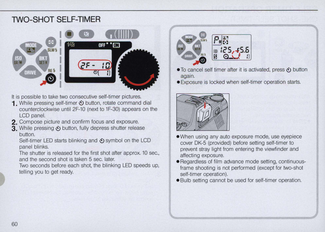 Nikon N6000 instruction manual Two-Shot Self-Timer 