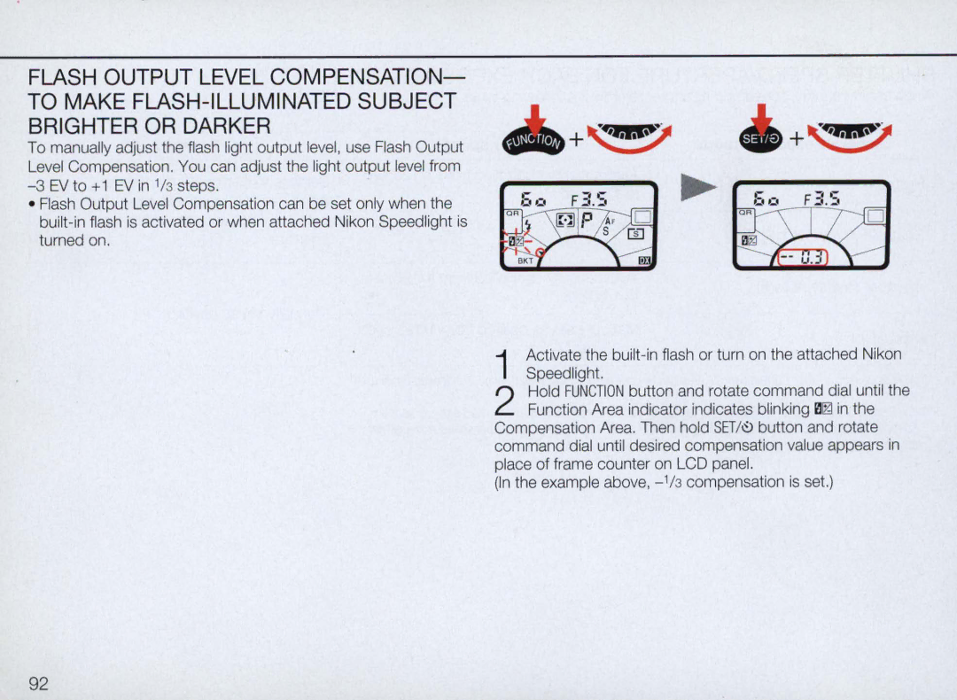 Nikon N70 instruction manual 