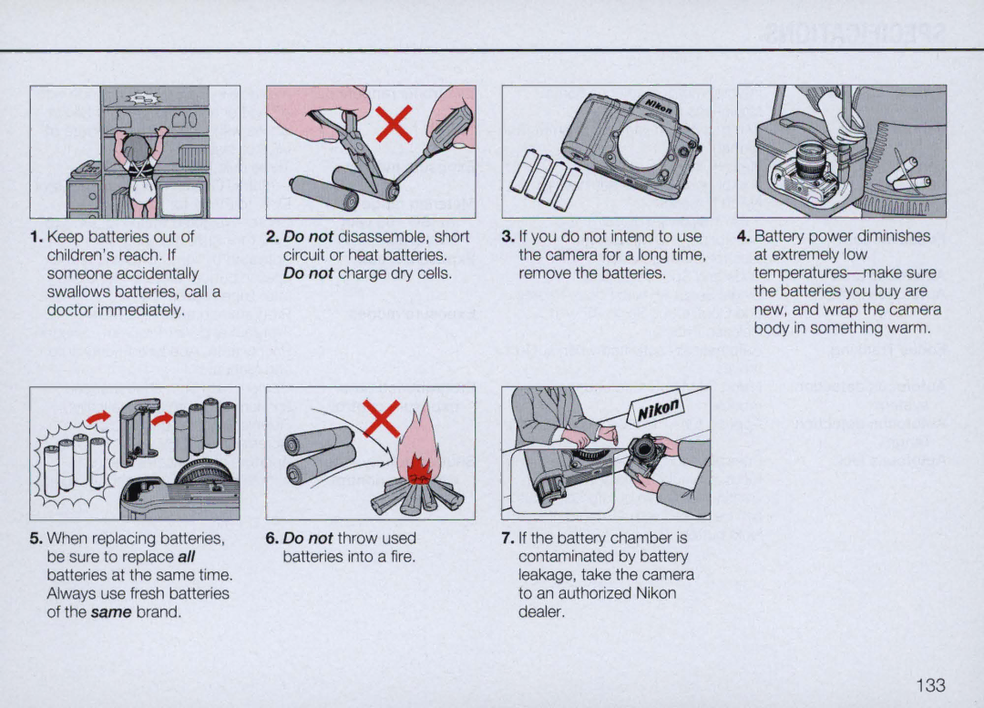 Nikon N90 instruction manual 133 