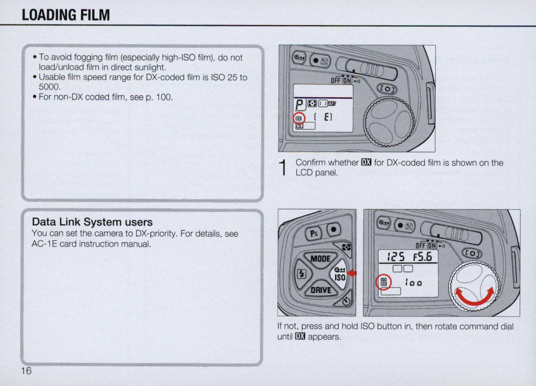 Nikon N90 instruction manual Loading Film 