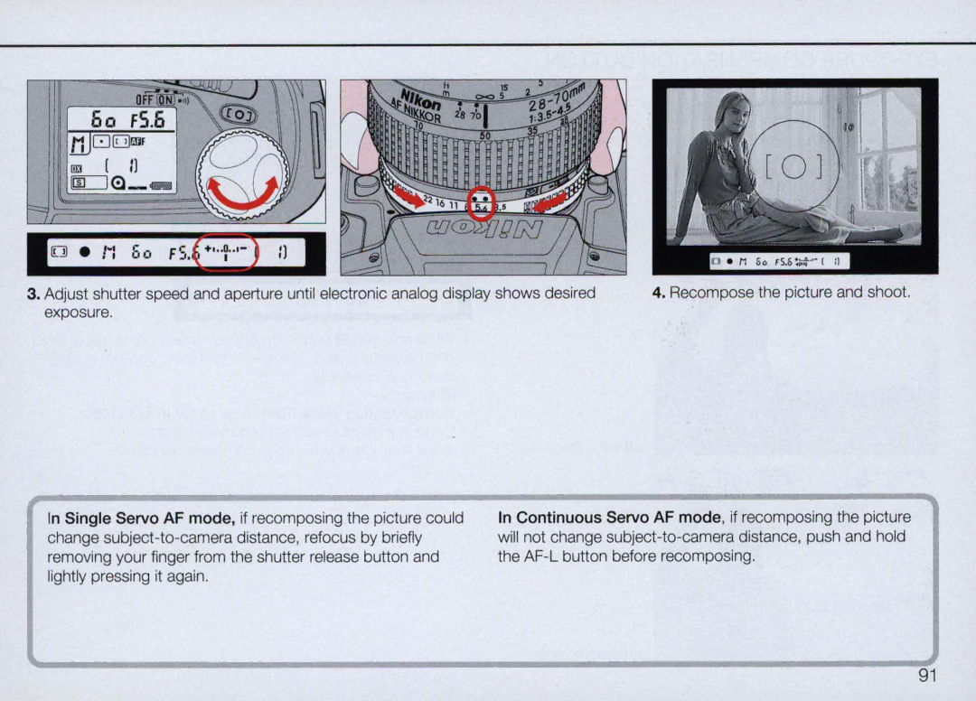 Nikon N90 instruction manual Eo., FS.+, ..~ 