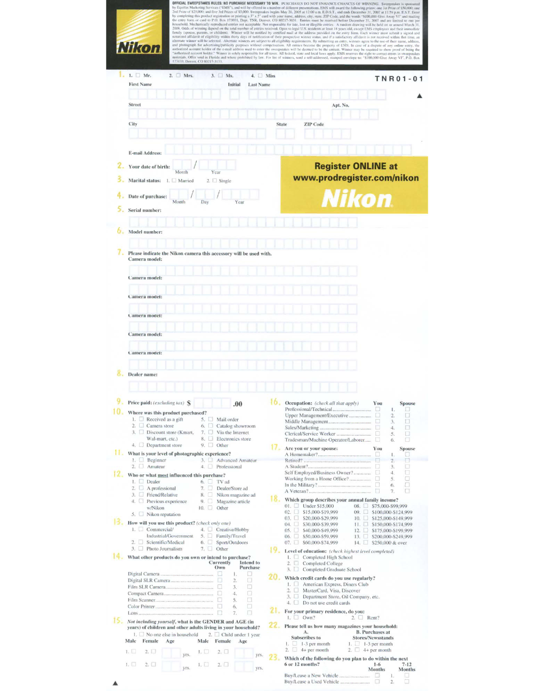 Nikon NIK2180 user manual Rn-u.·,··,· 