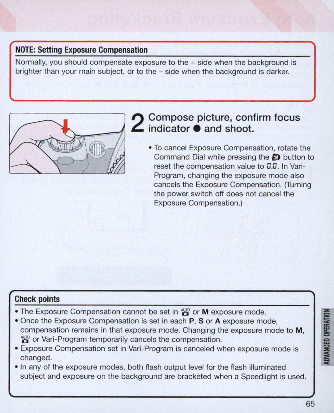 Nikon Nikon N75 instruction manual Compose picture, confirm focus indicator. and shoot 