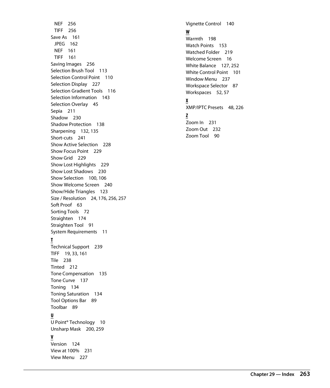 Nikon NX2 user manual Tiff 