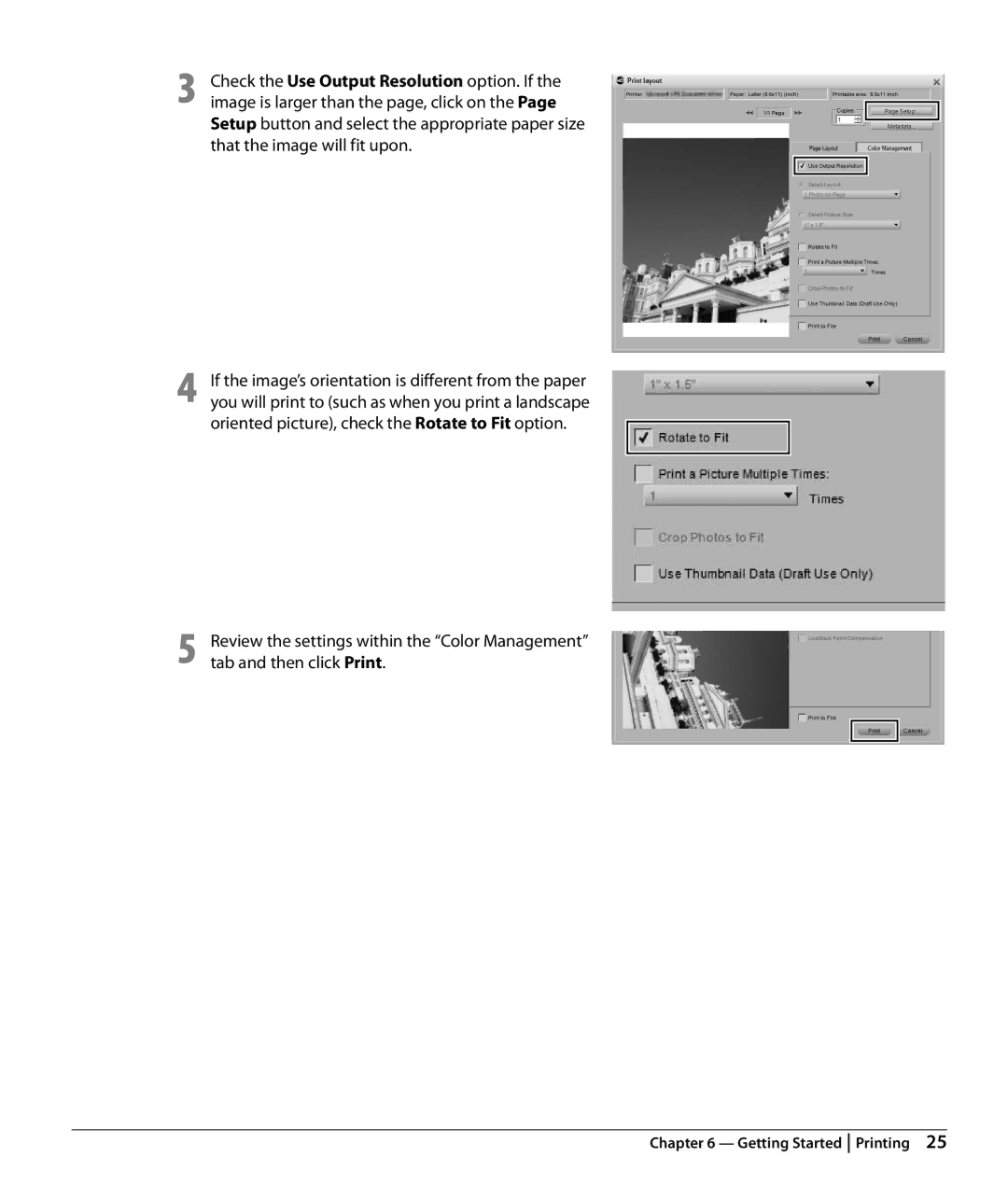 Nikon NX2 user manual That the image will fit upon 