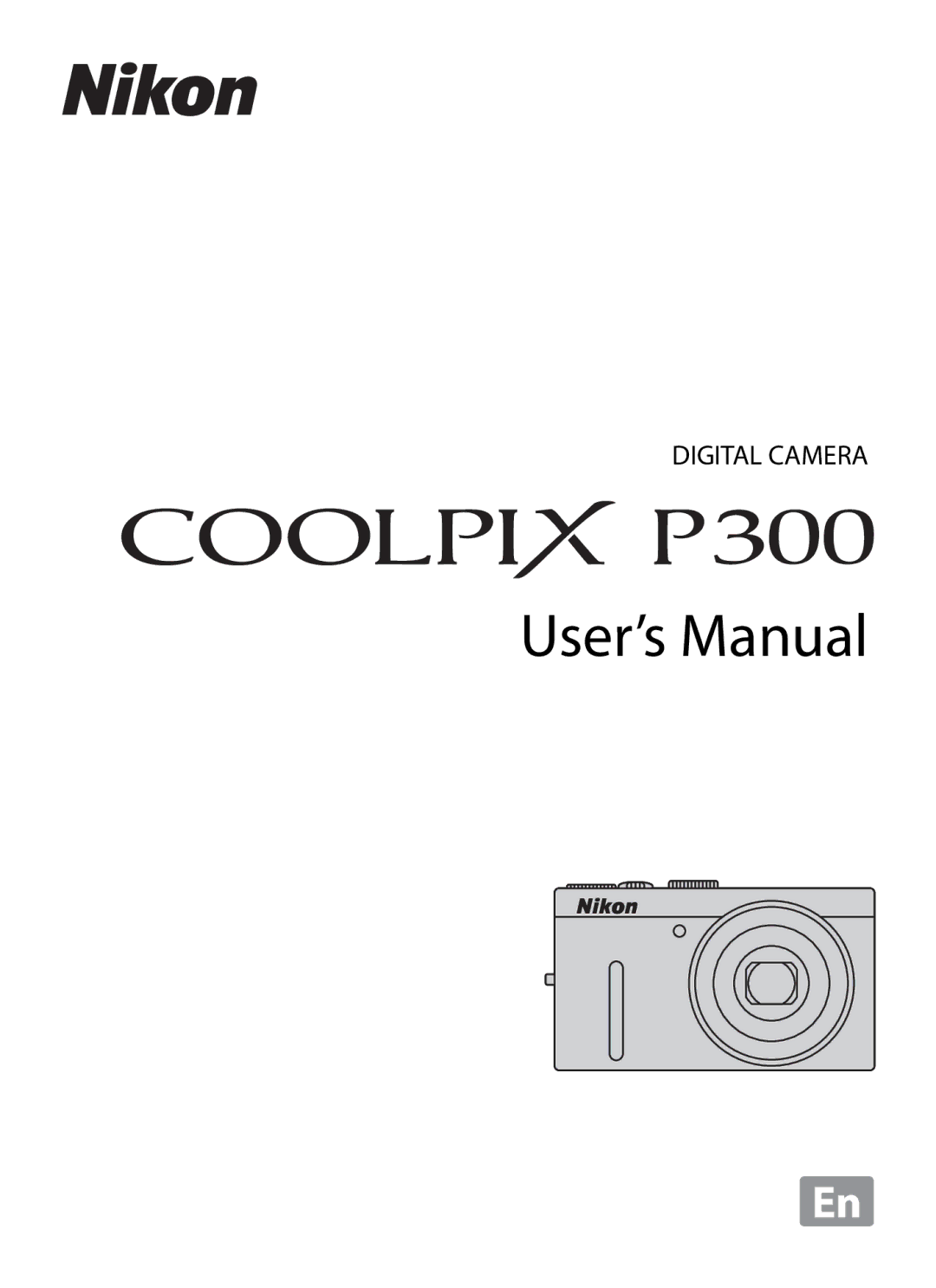 Nikon COOLPIXP300BK user manual User’s Manual 