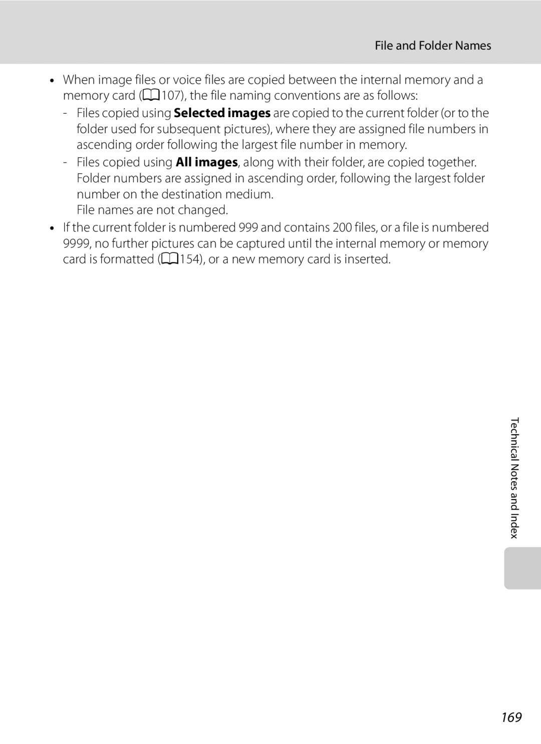 Nikon COOLPIXP300BK user manual 169 