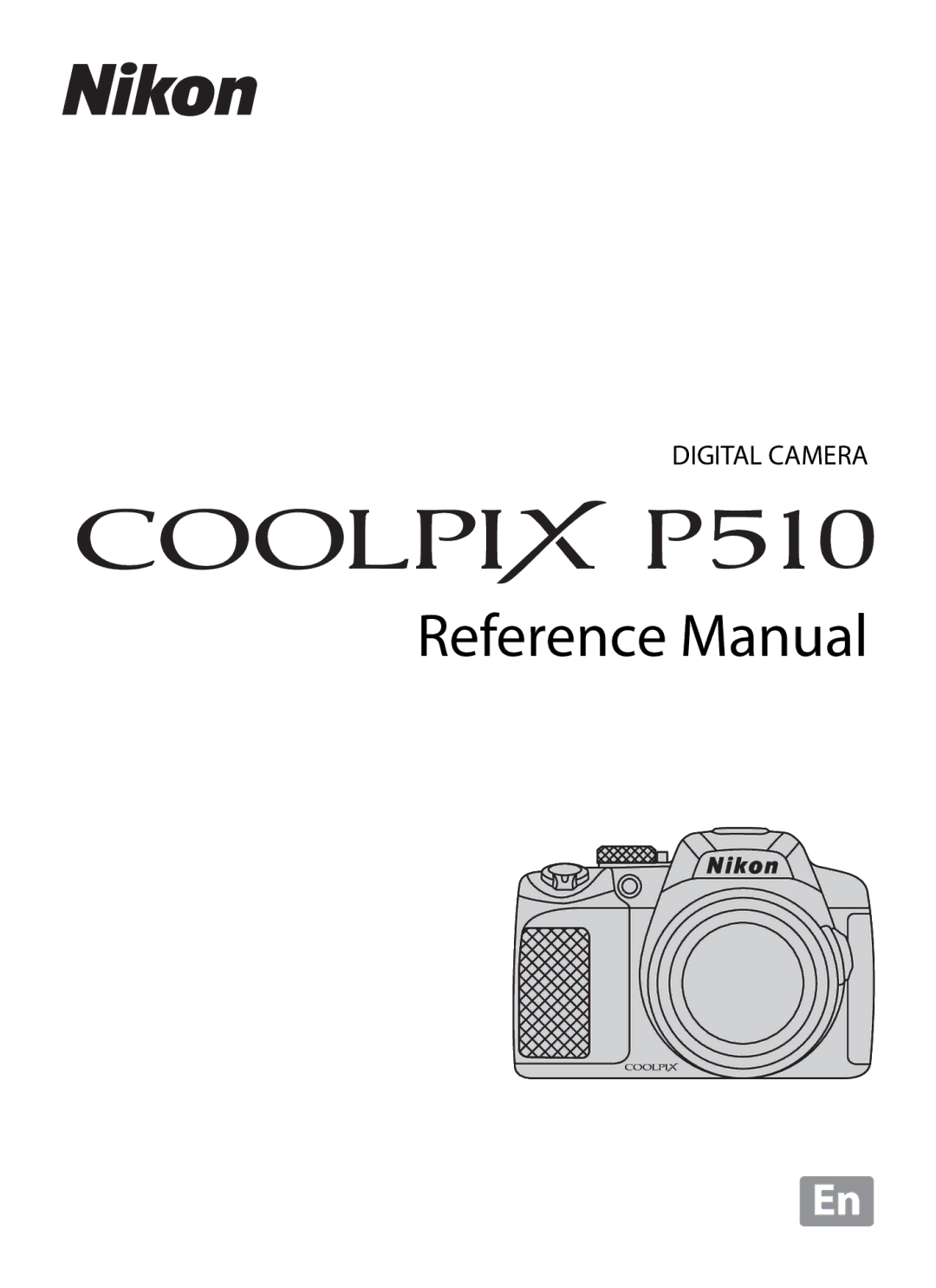 Nikon COOLPIXP510BLK, COOLPIXP510RED manual Reference Manual 