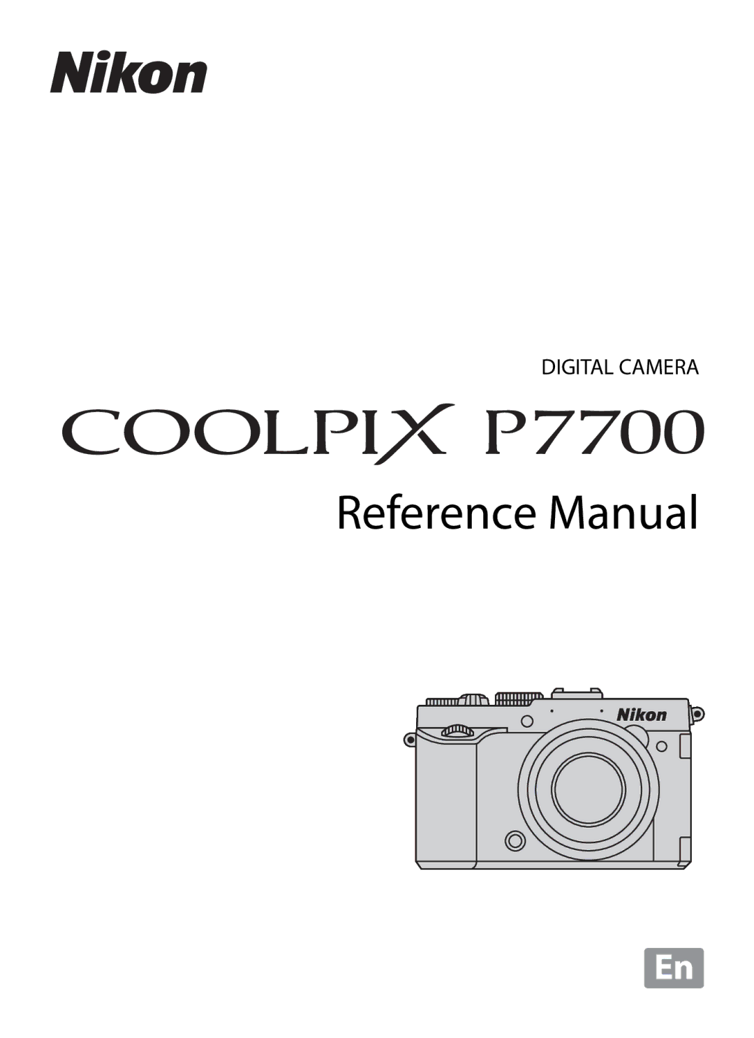 Nikon COOLPIXP7700BLK manual Reference Manual 