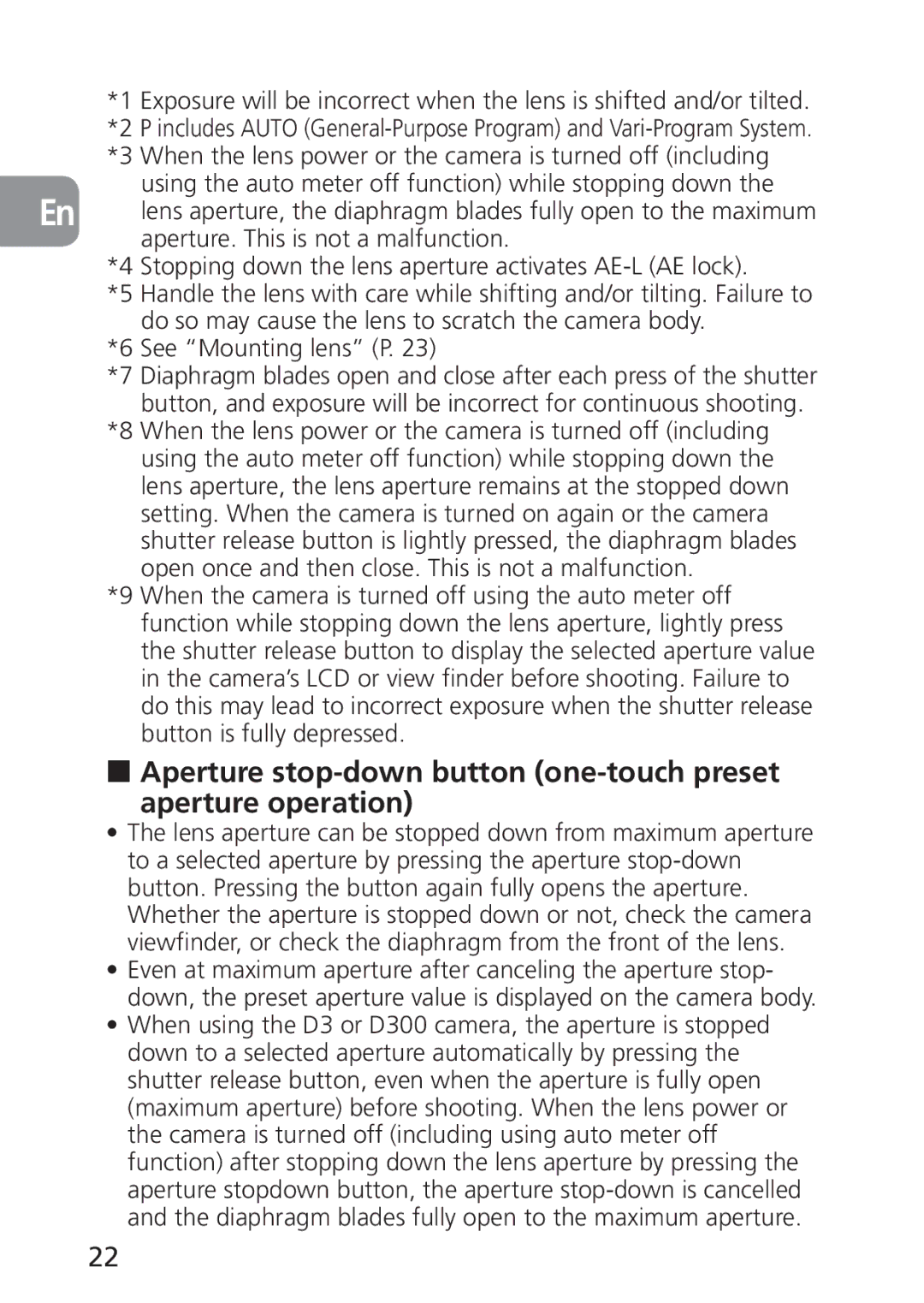 Nikon PC-E, 2168 user manual 