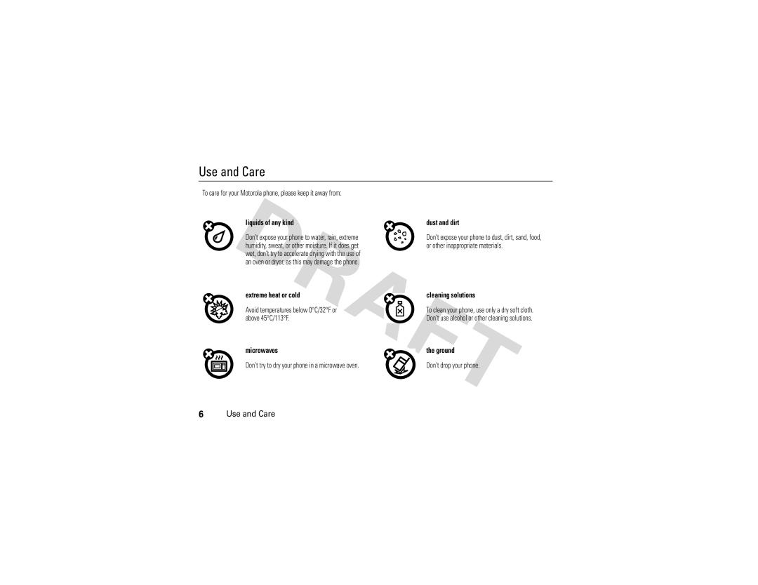 Nikon QA4 manual Use and Care 