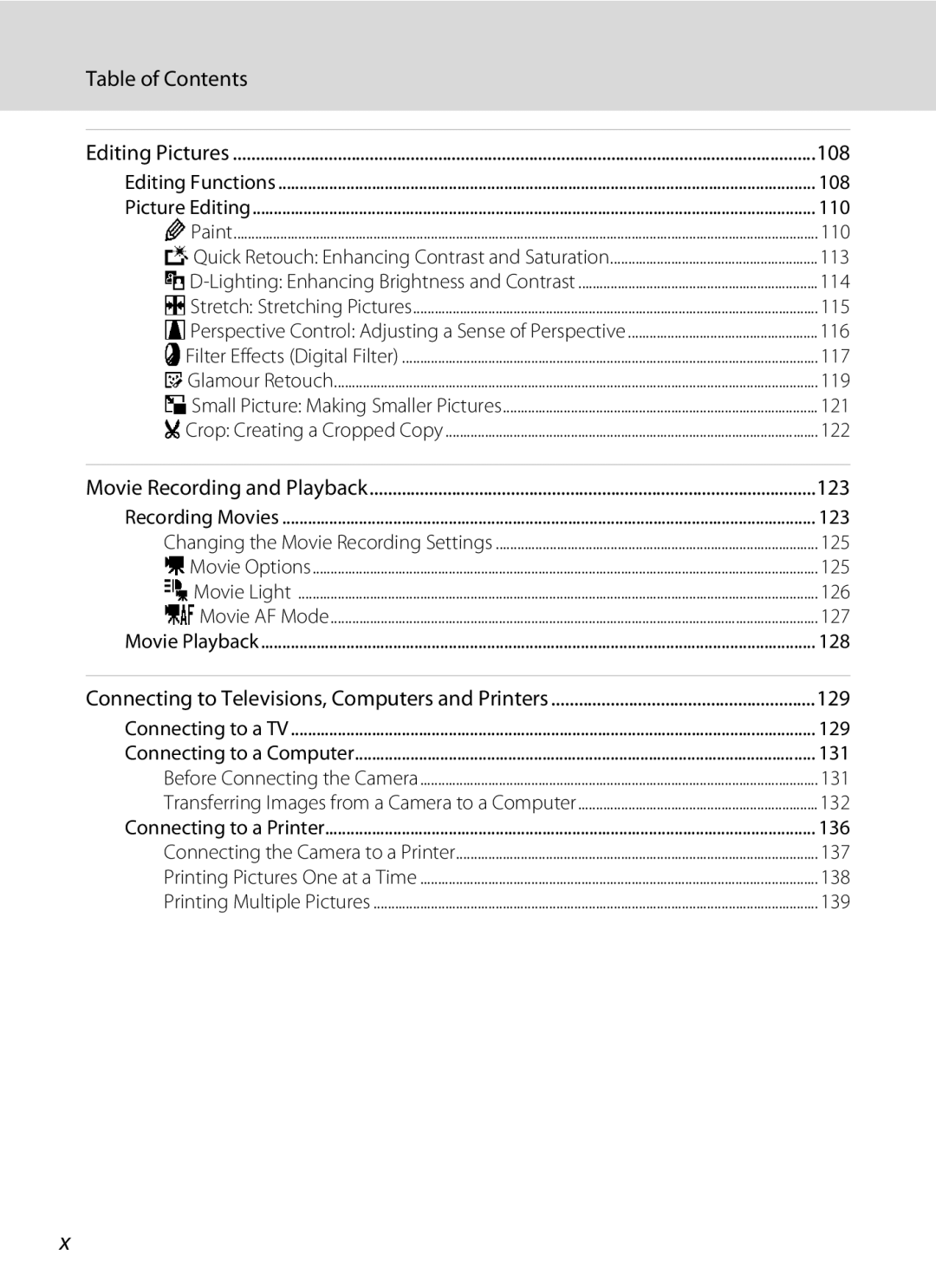 Nikon S1100pj user manual 108 