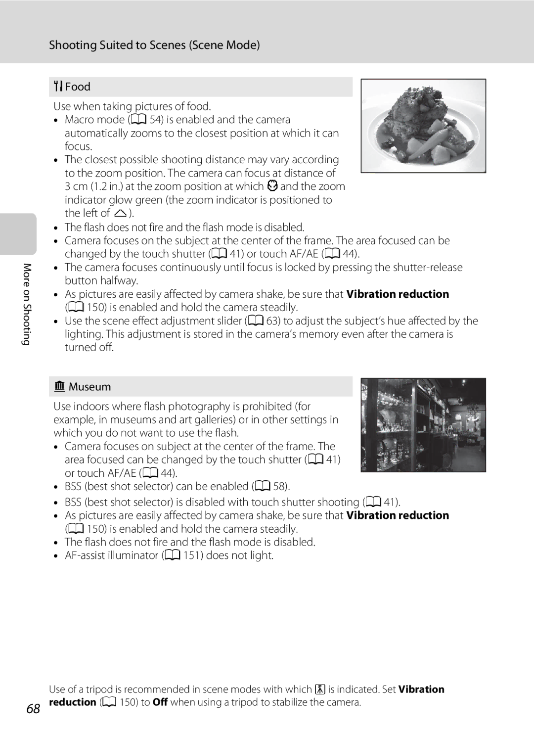 Nikon S1100pj user manual Shooting Suited to Scenes Scene Mode 