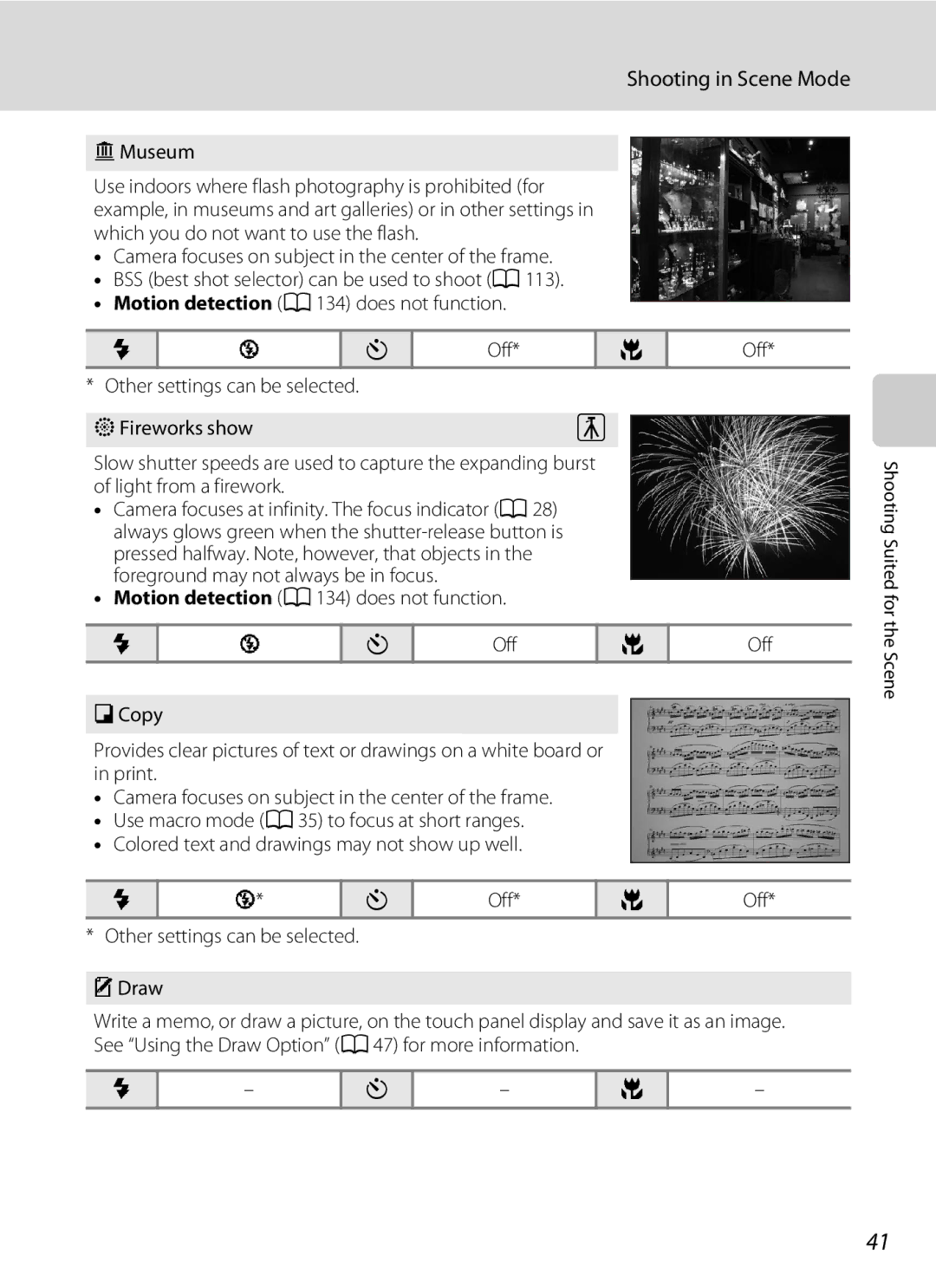 Nikon S230 user manual Museum 