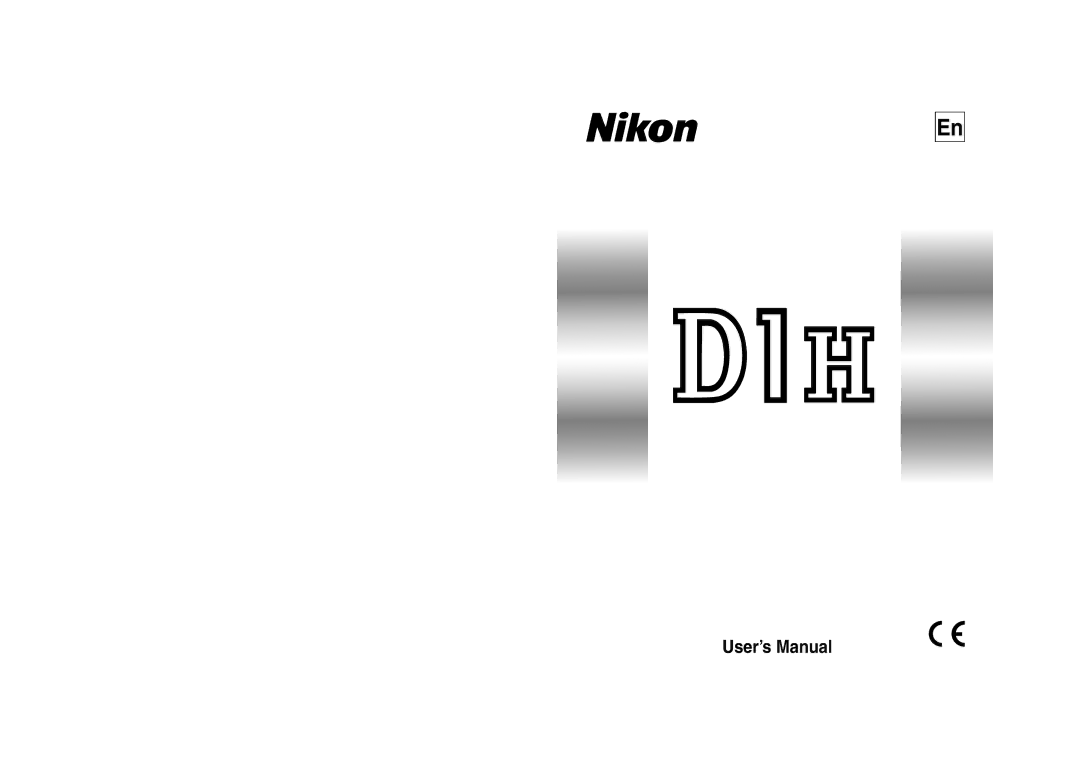 Nikon S2J00200401 user manual User’s Manual 