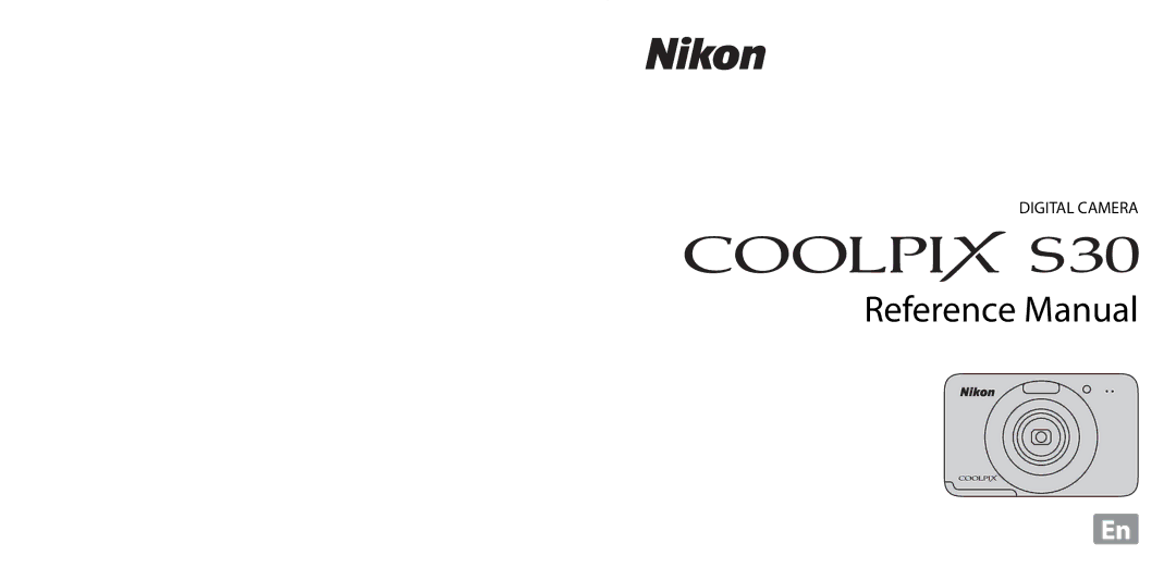 Nikon 26317, S30 manual Reference Manual 