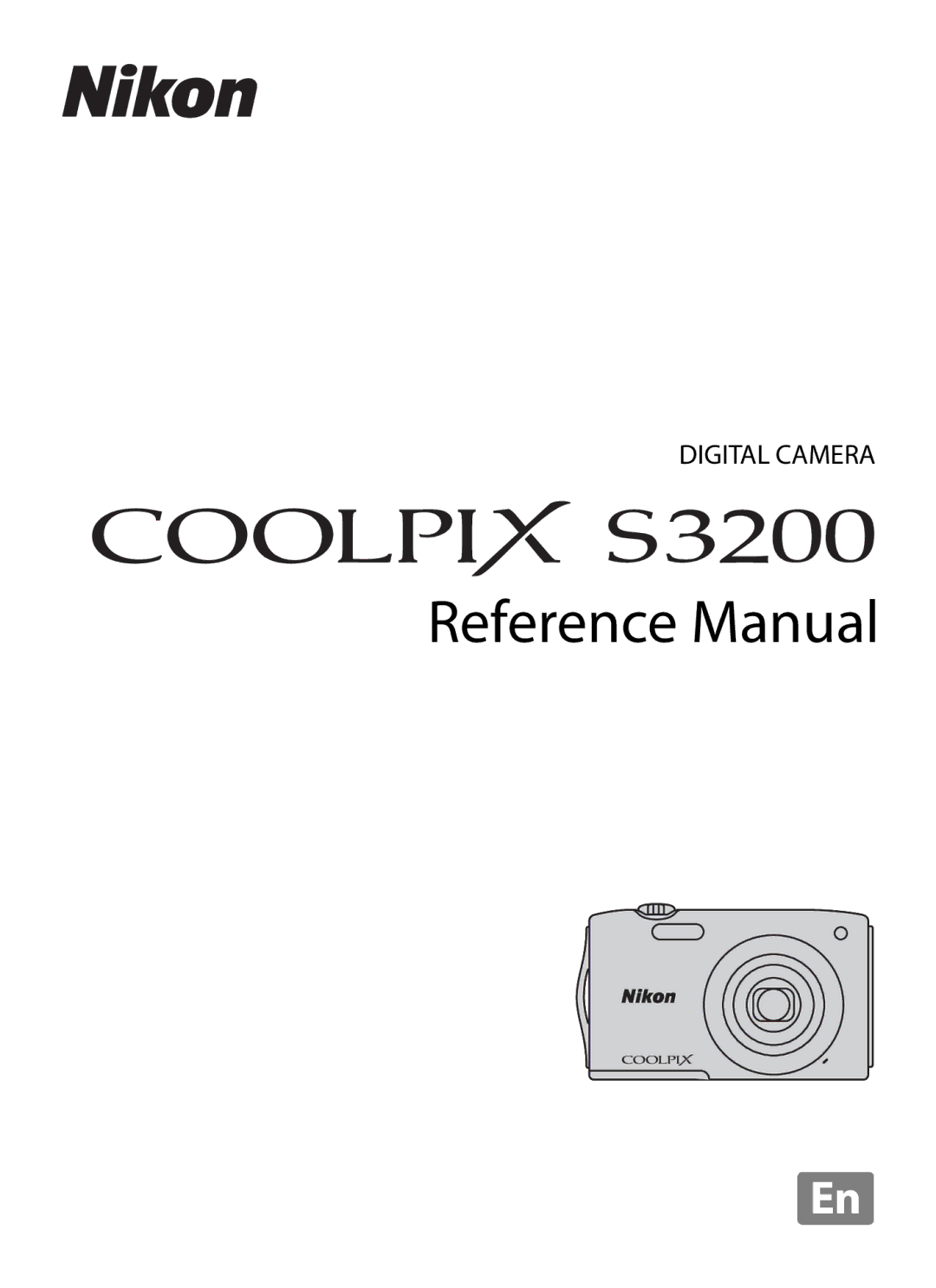 Nikon S3200 manual Reference Manual 