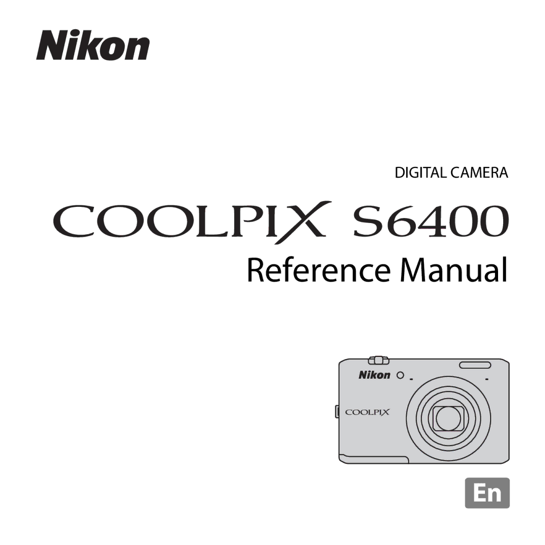 Nikon S6400 manual Reference Manual 