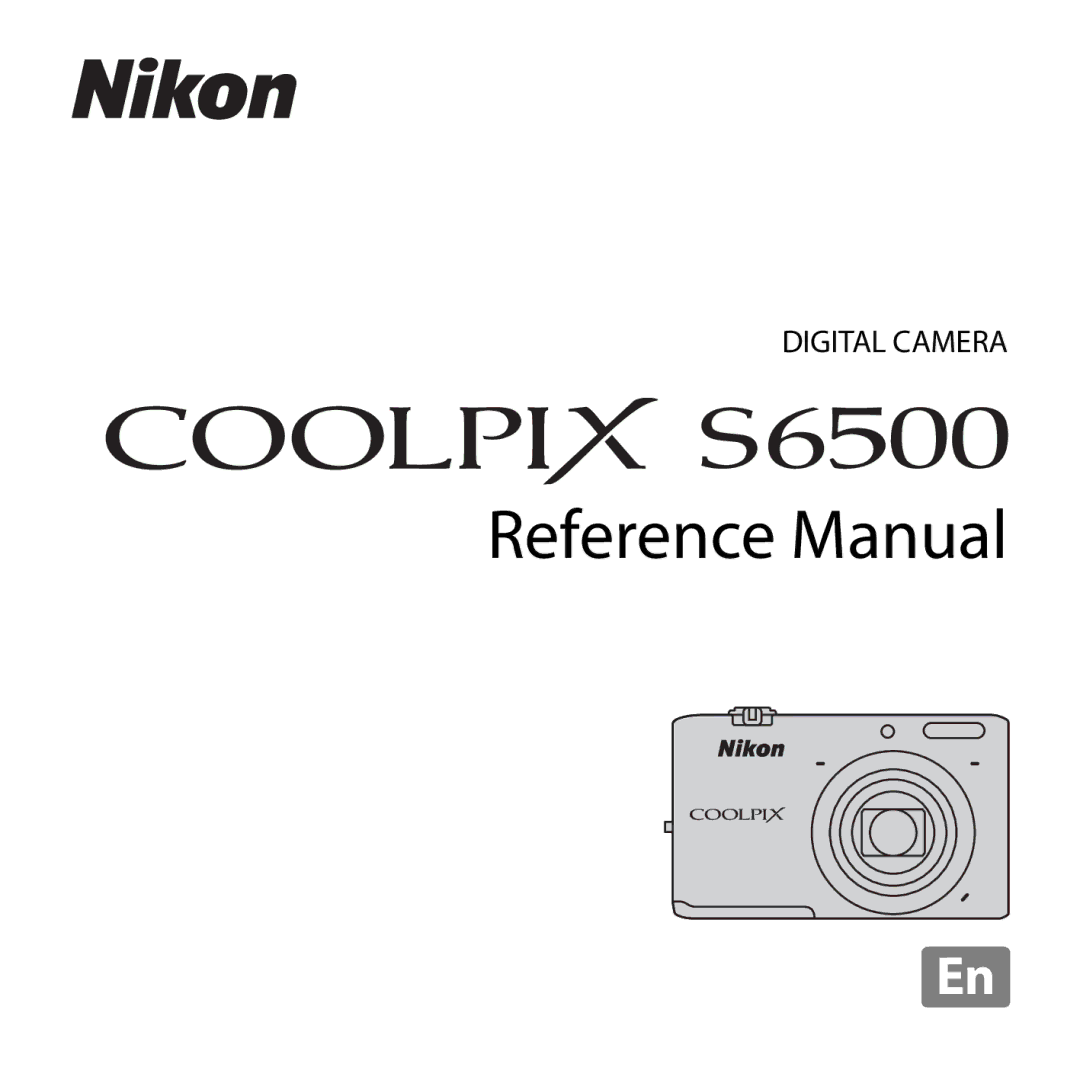 Nikon COOLPIXS6500SIL, S6500 Black, S6500 Red, COOLPIXS6500BLK manual Reference Manual 