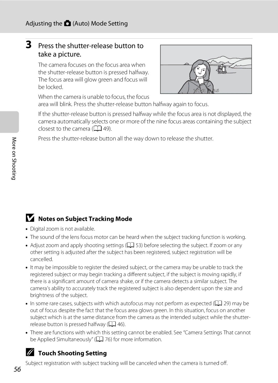 Nikon COOLPIXS80RD, COOLPIXS80BK, COOLPIXS80BLUE, COOLPIXS80SIL user manual 250 