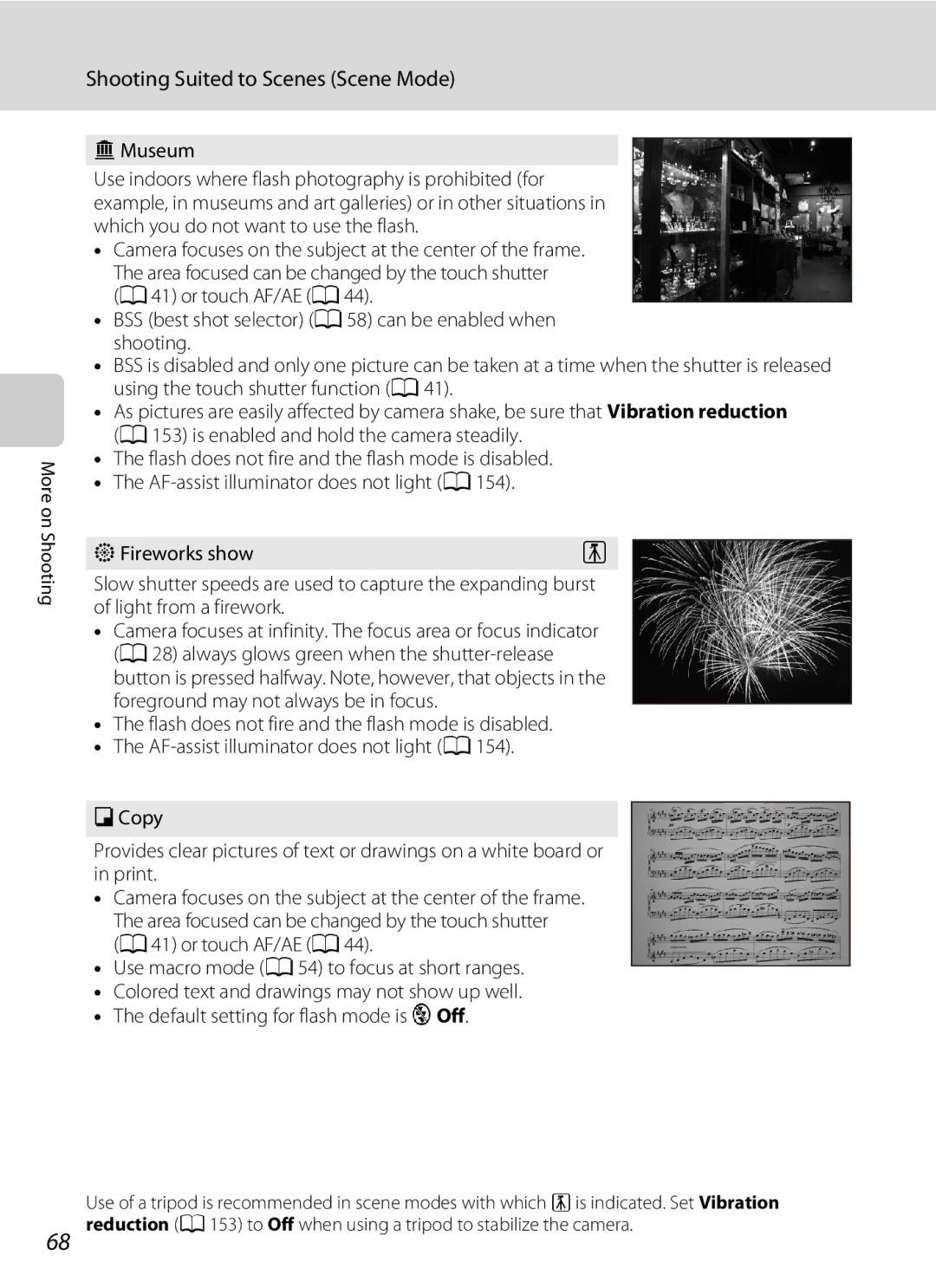 Nikon COOLPIXS80BK, COOLPIXS80BLUE, COOLPIXS80RD, COOLPIXS80SIL user manual Fireworks show 