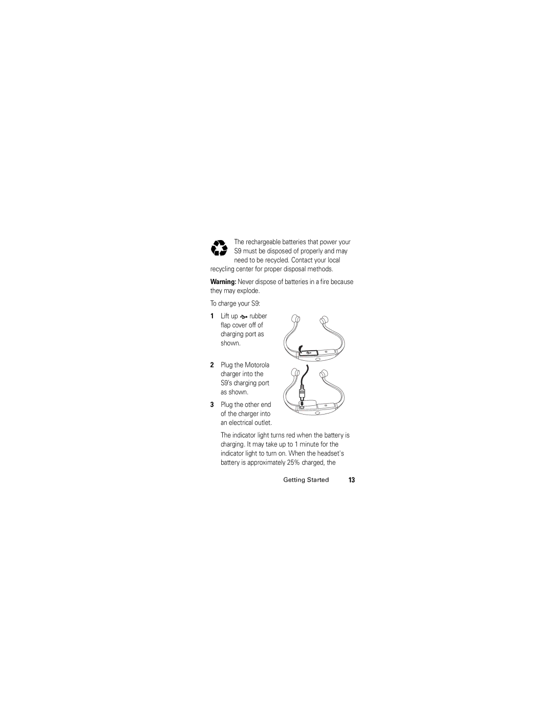 Nikon S9 manual As shown, Plug the other end of the charger into an electrical outlet 