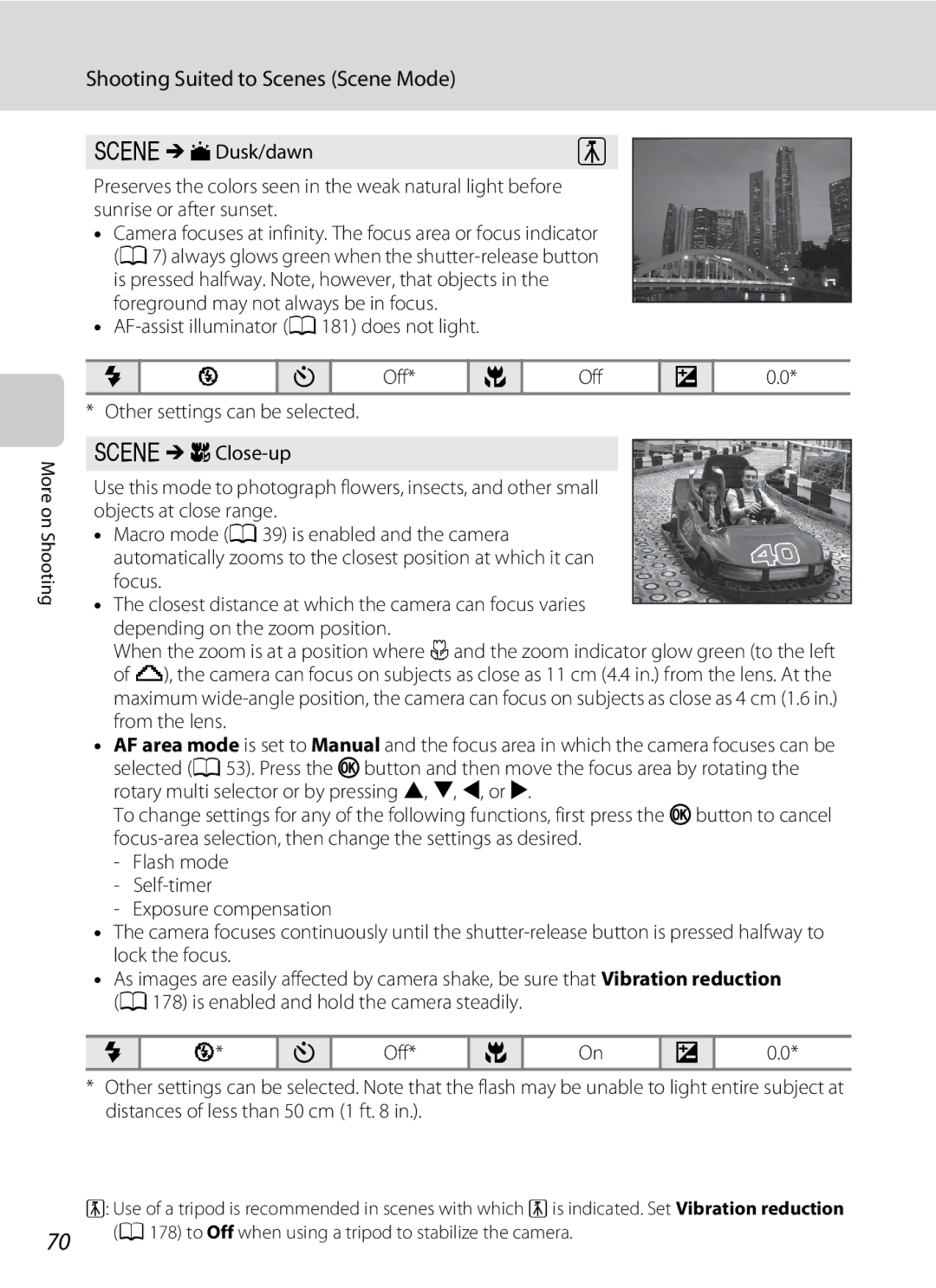 Nikon COOLPIXS9100RED, COOLPIXS9100BLK, CT1A01(11) user manual YMiDusk/dawn, AF-assist illuminator A181 does not light 