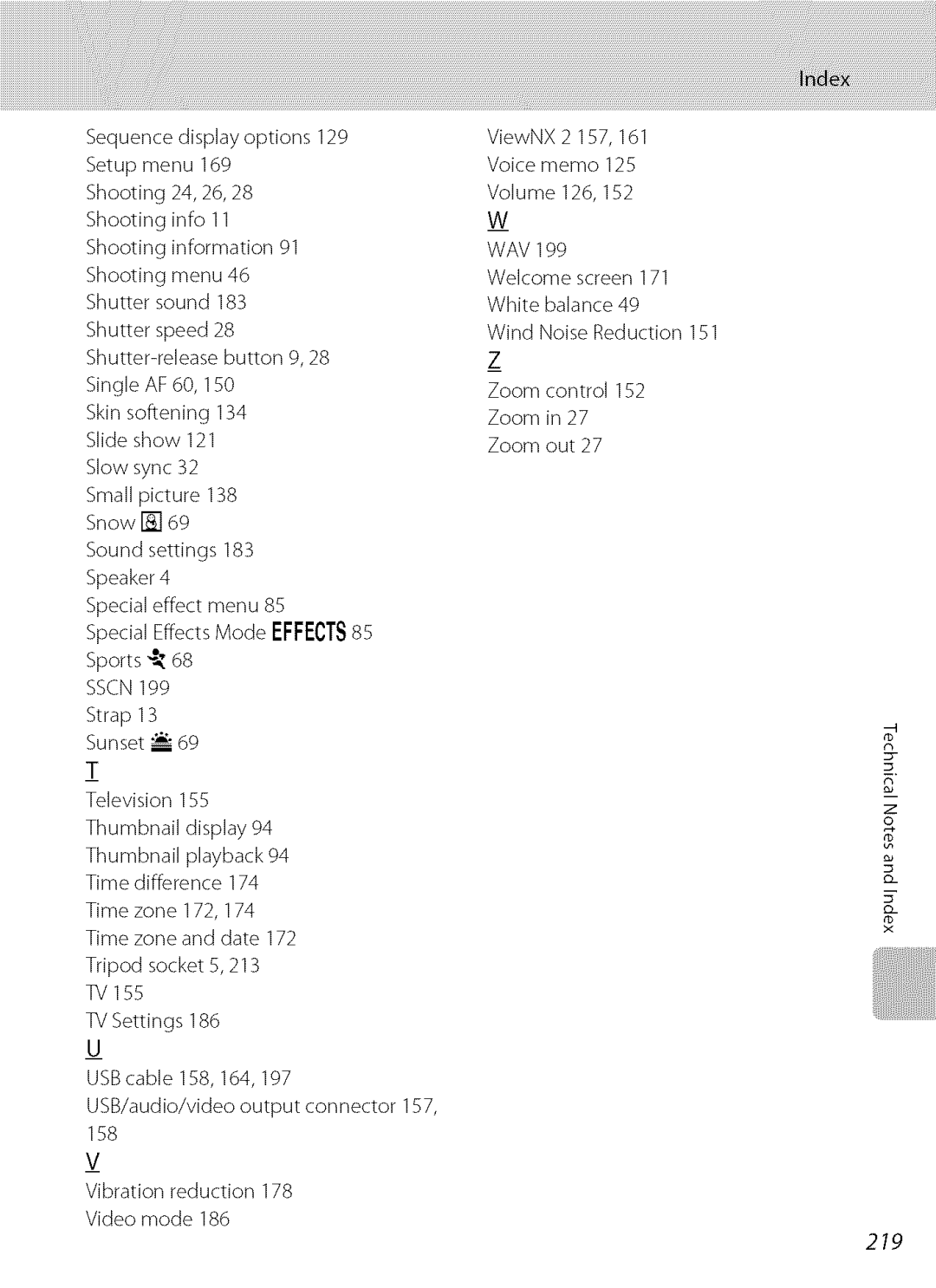 Nikon S9100 user manual 219 