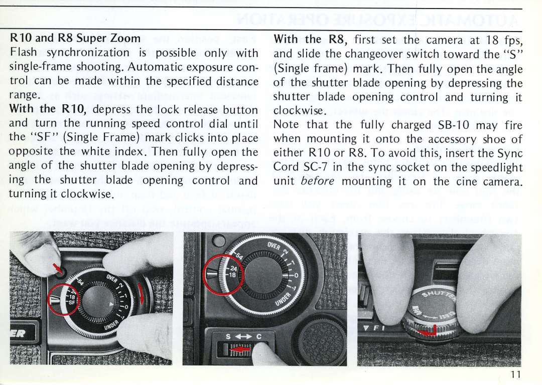 Nikon SB-10 instruction manual R 10 and R8 Super Zoom 