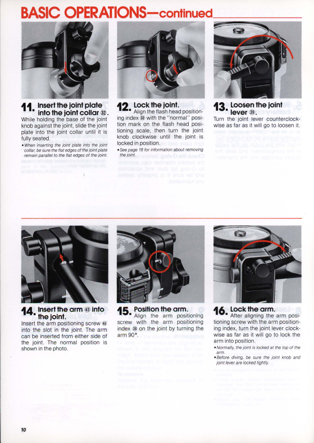 Nikon SB-102 instruction manual Basic OPERATIONS-confinued 