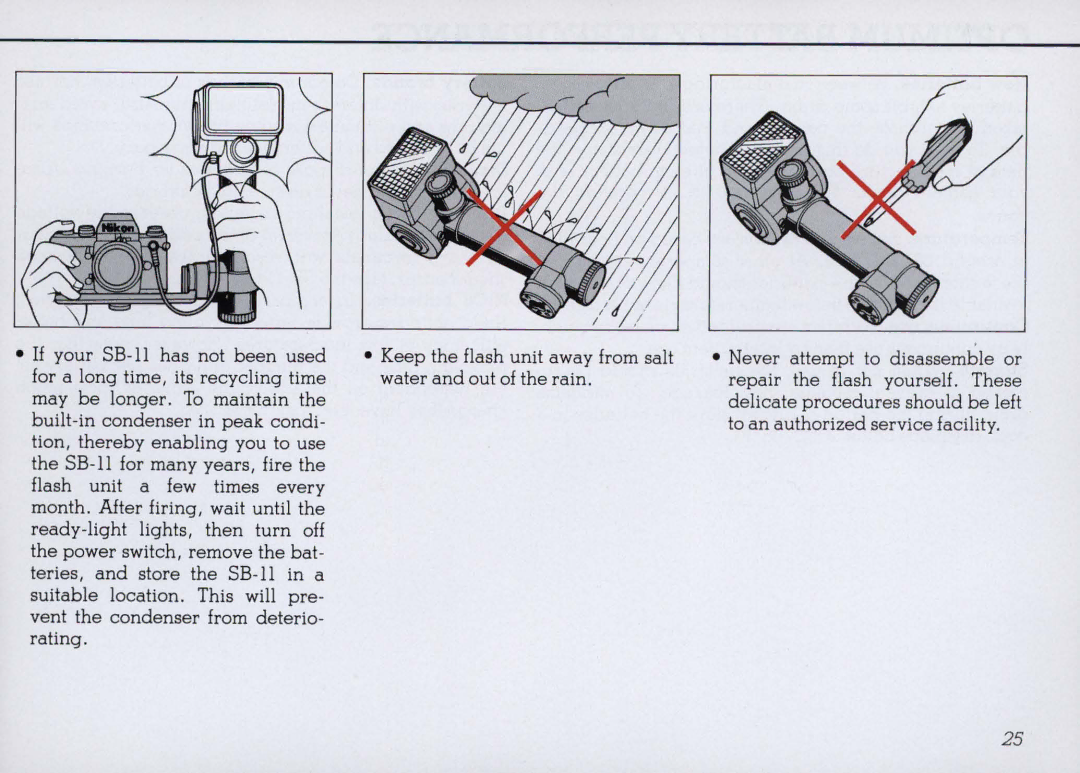 Nikon SB 11 instruction manual 