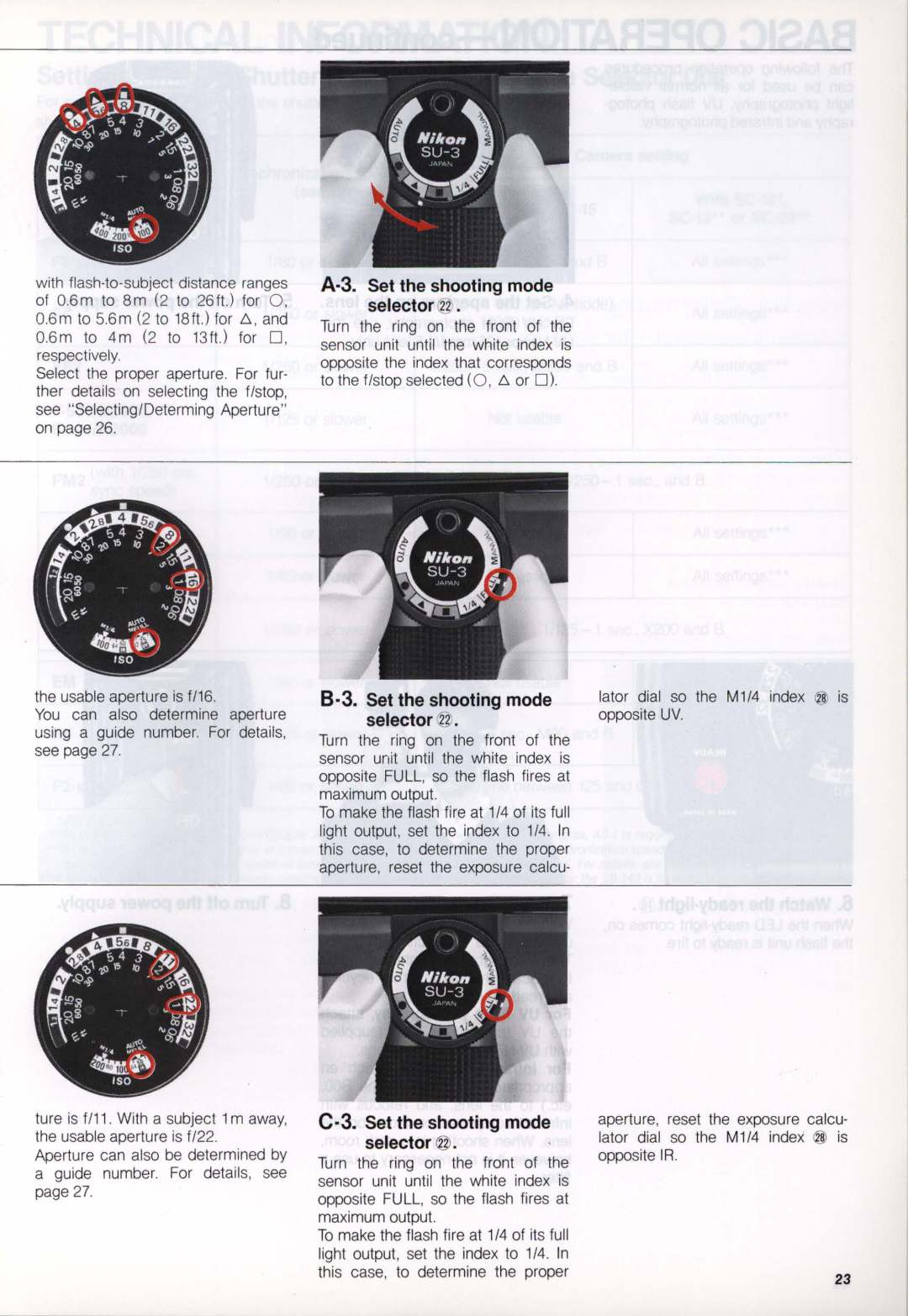 Nikon SB-140 instruction manual ·3. Set the shooting mode selector @ 