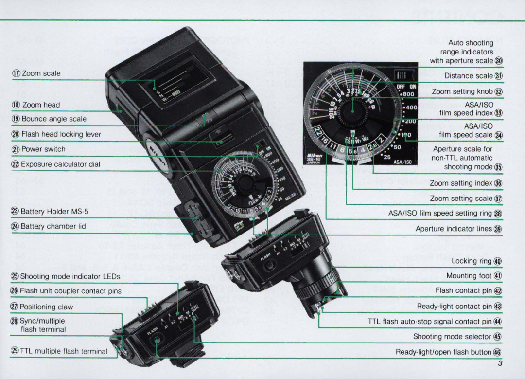 Nikon SB-16 instruction manual 