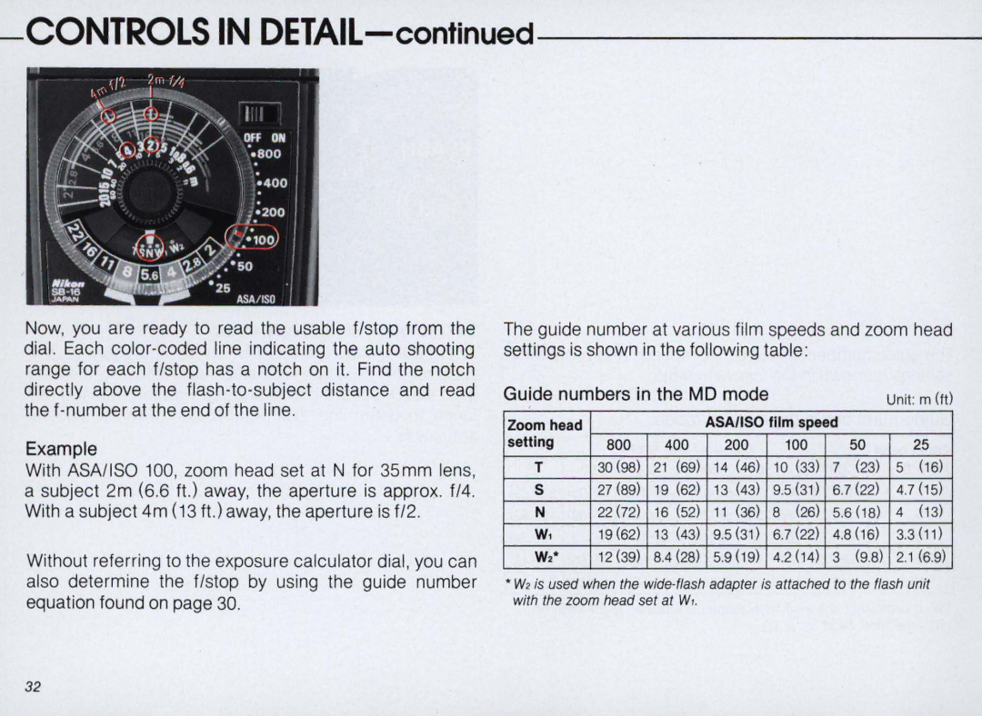 Nikon SB-16 instruction manual Unit·mtt 