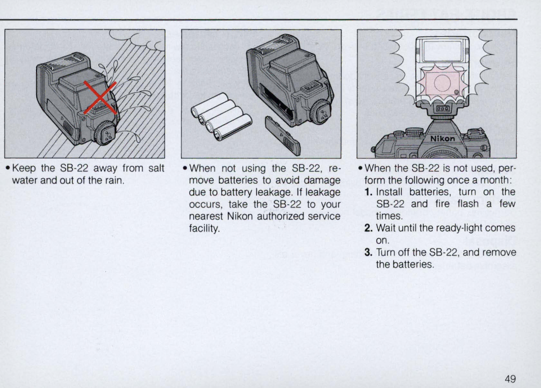 Nikon SB-22 instruction manual 