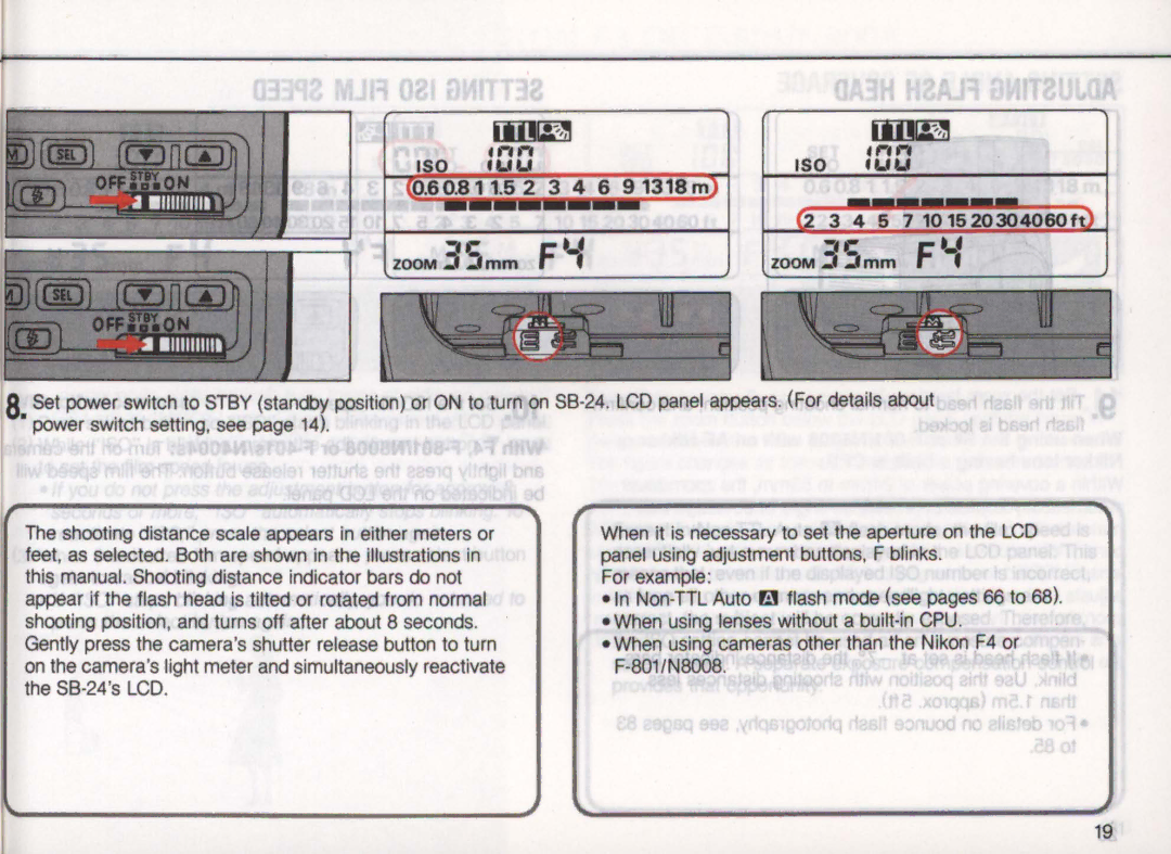 Nikon SB-24 instruction manual Inn, 6 9 1318 mJ, 60.8 1 1.5, ~t~1 