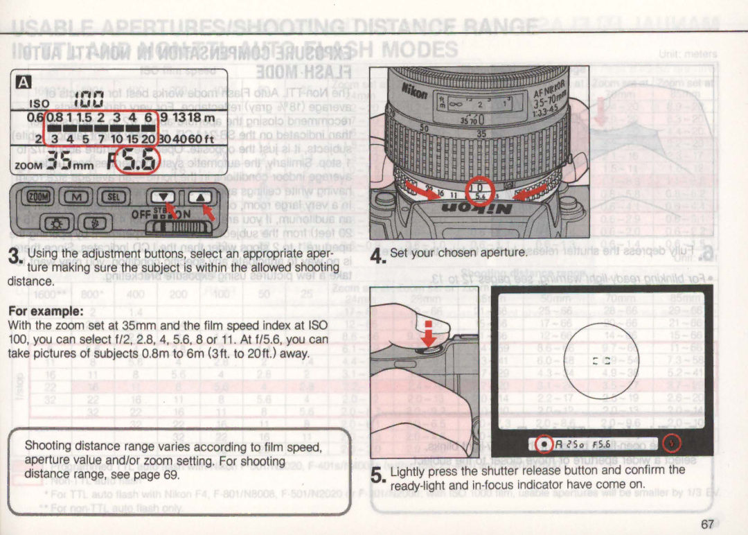 Nikon SB-24 instruction manual For example 