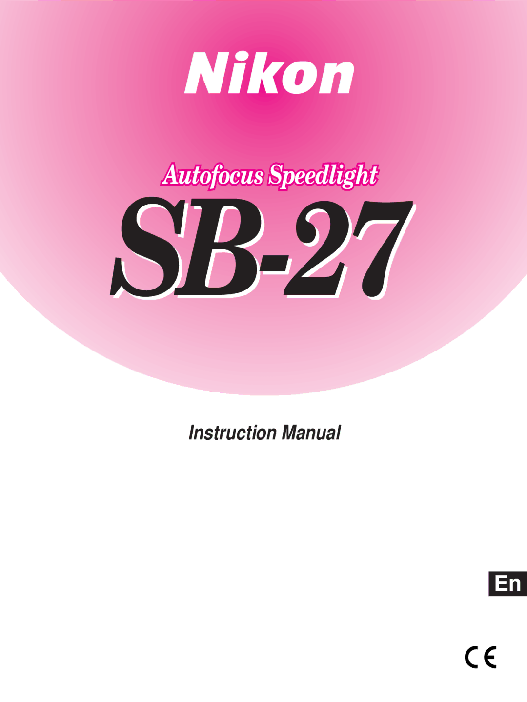 Nikon SB-27 instruction manual 