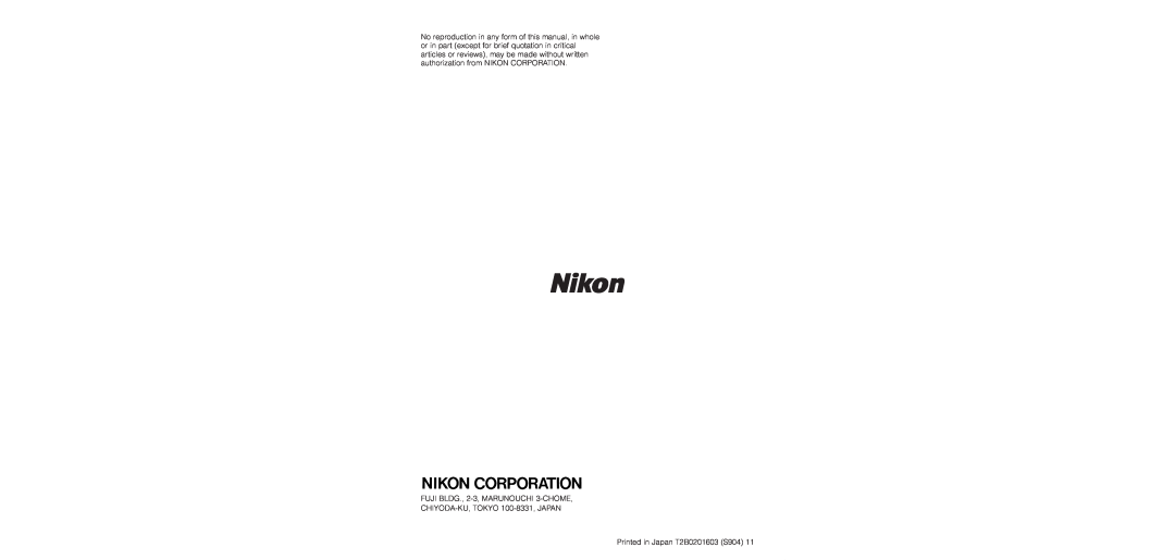 Nikon SB-28 instruction manual 