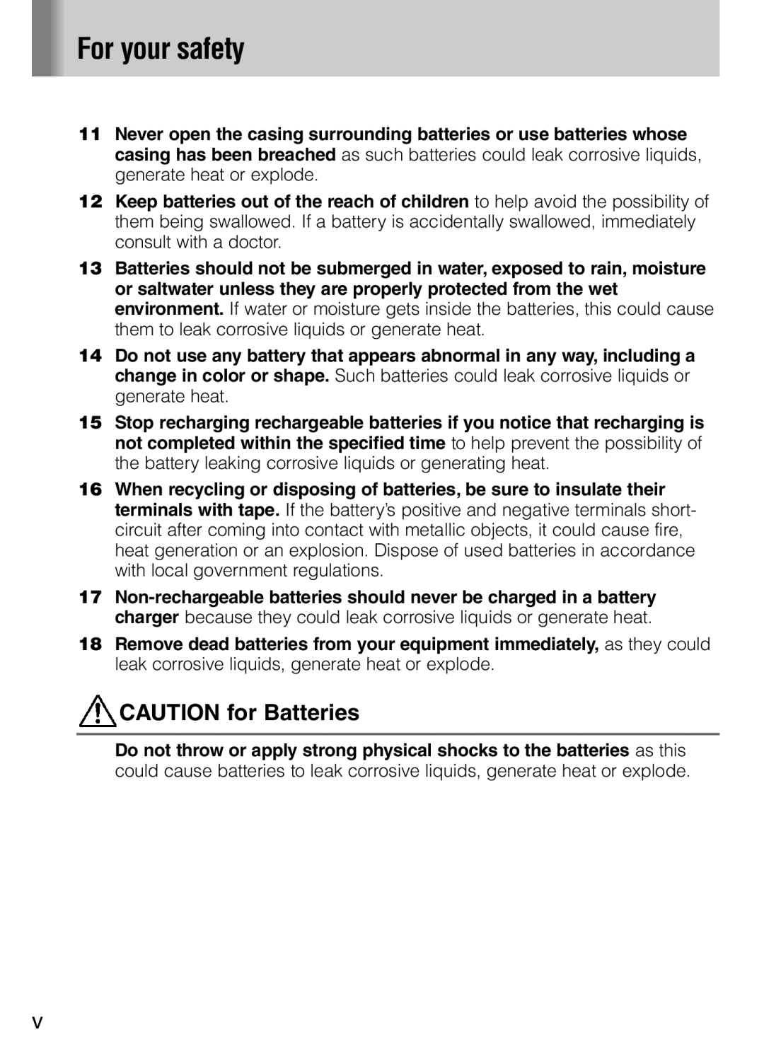 Nikon SB-600 user manual For your safety 