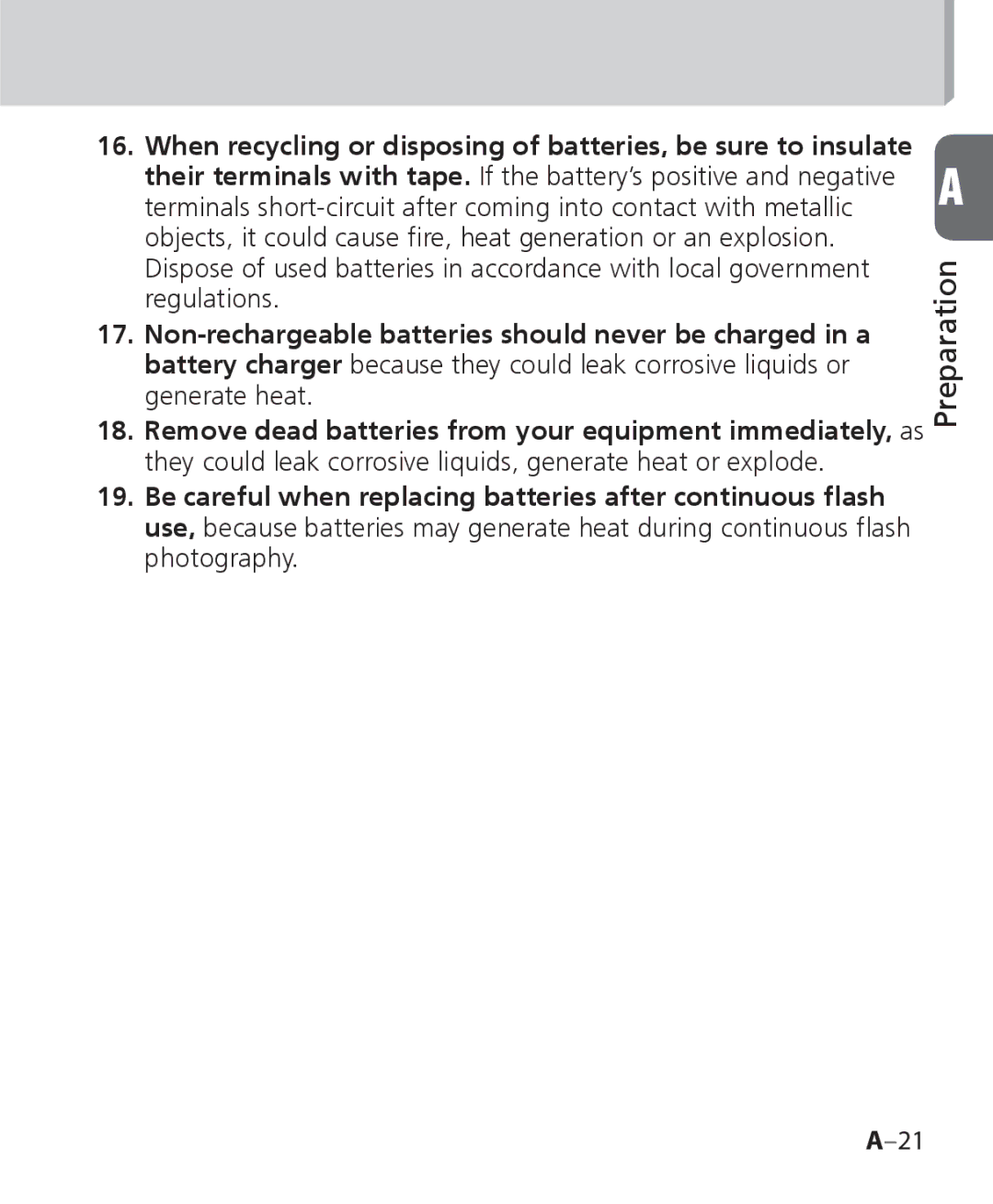 Nikon SB 700, SB-700 user manual Preparation 