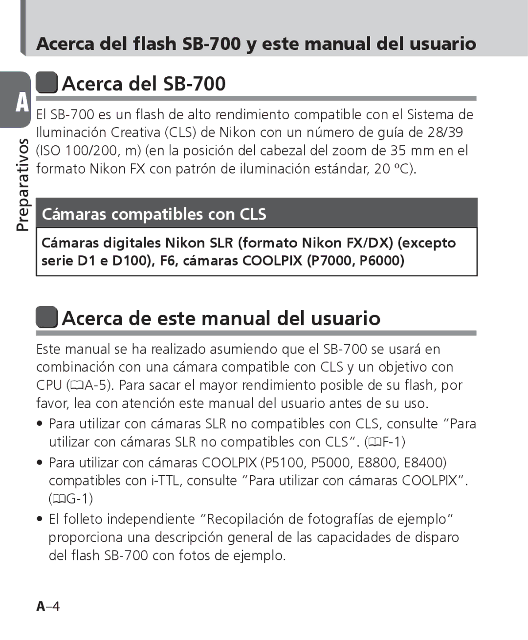 Nikon Acerca del SB-700, Acerca de este manual del usuario, Acerca del flash SB-700 y este manual del usuario 