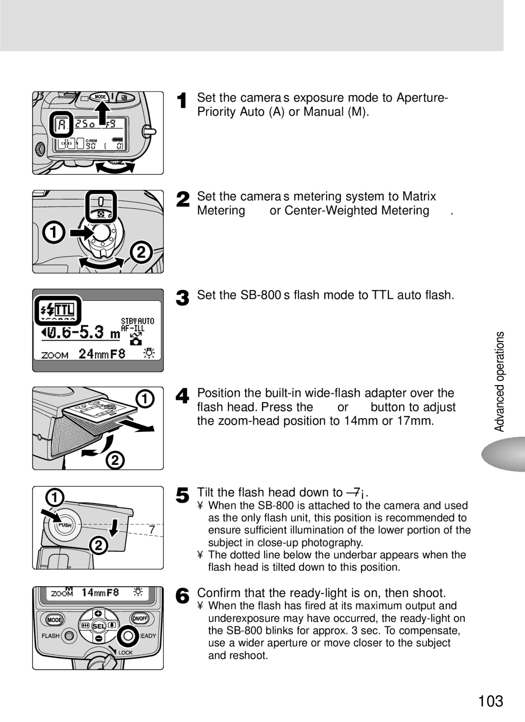 Nikon SB-800 instruction manual 103 