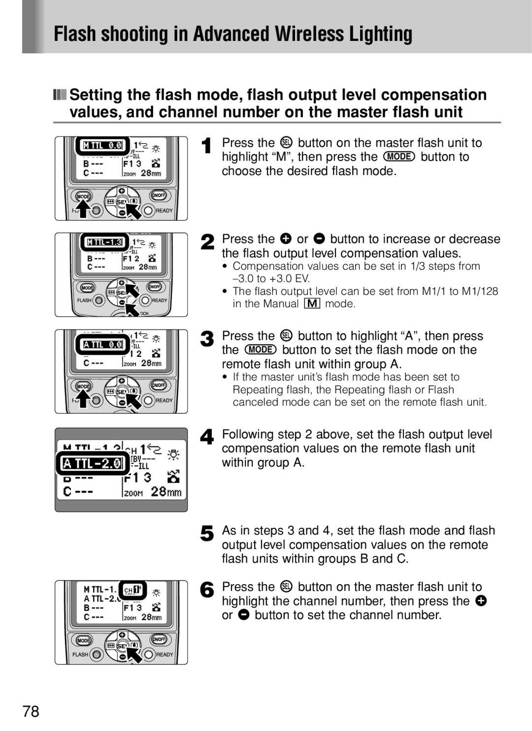 Nikon SB-800 instruction manual Flash shooting in Advanced Wireless Lighting 