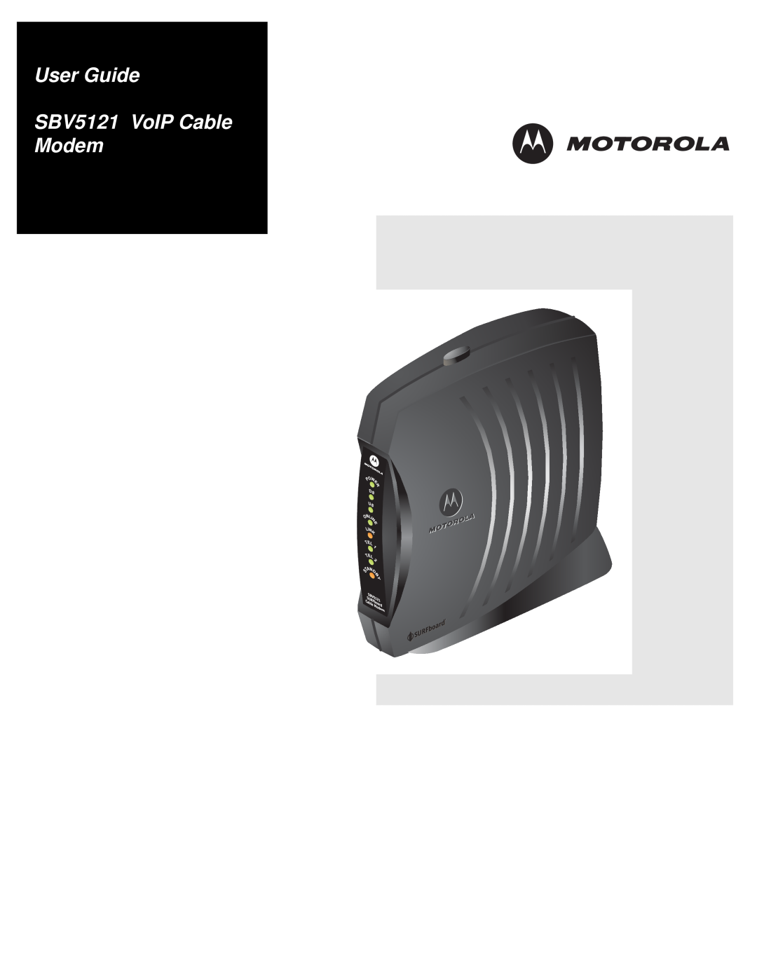 Nikon manual User Guide SBV5121 VoIP Cable Modem 