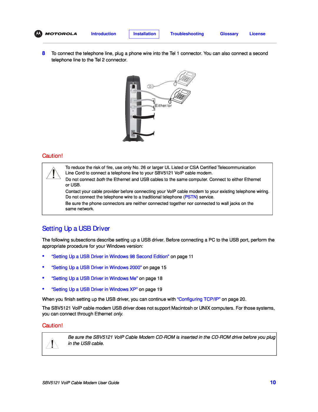 Nikon SBV5121 manual “Setting Up a USB Driver in Windows 98 Second Edition” on page 