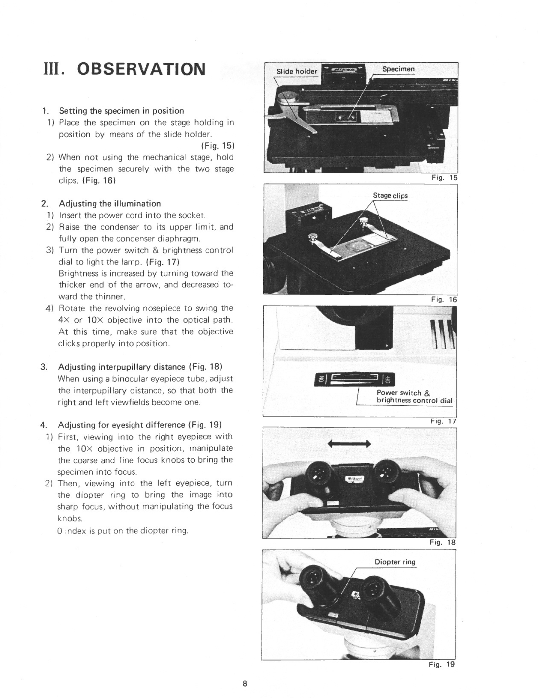 Nikon SC manual 