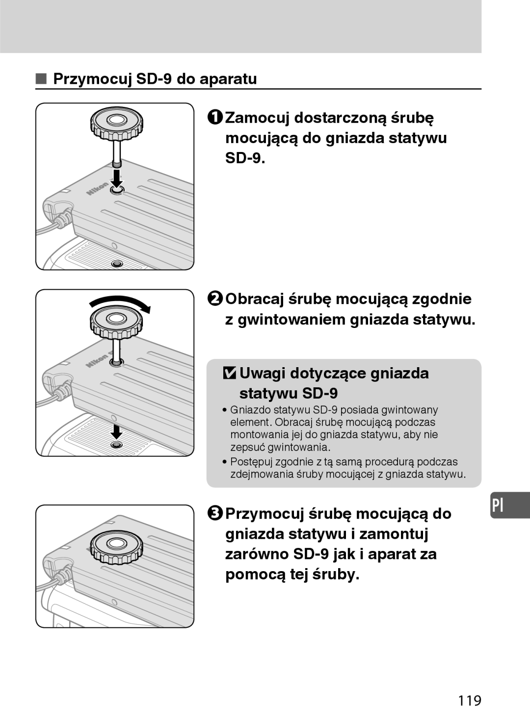 Nikon SD-9 user manual 119 