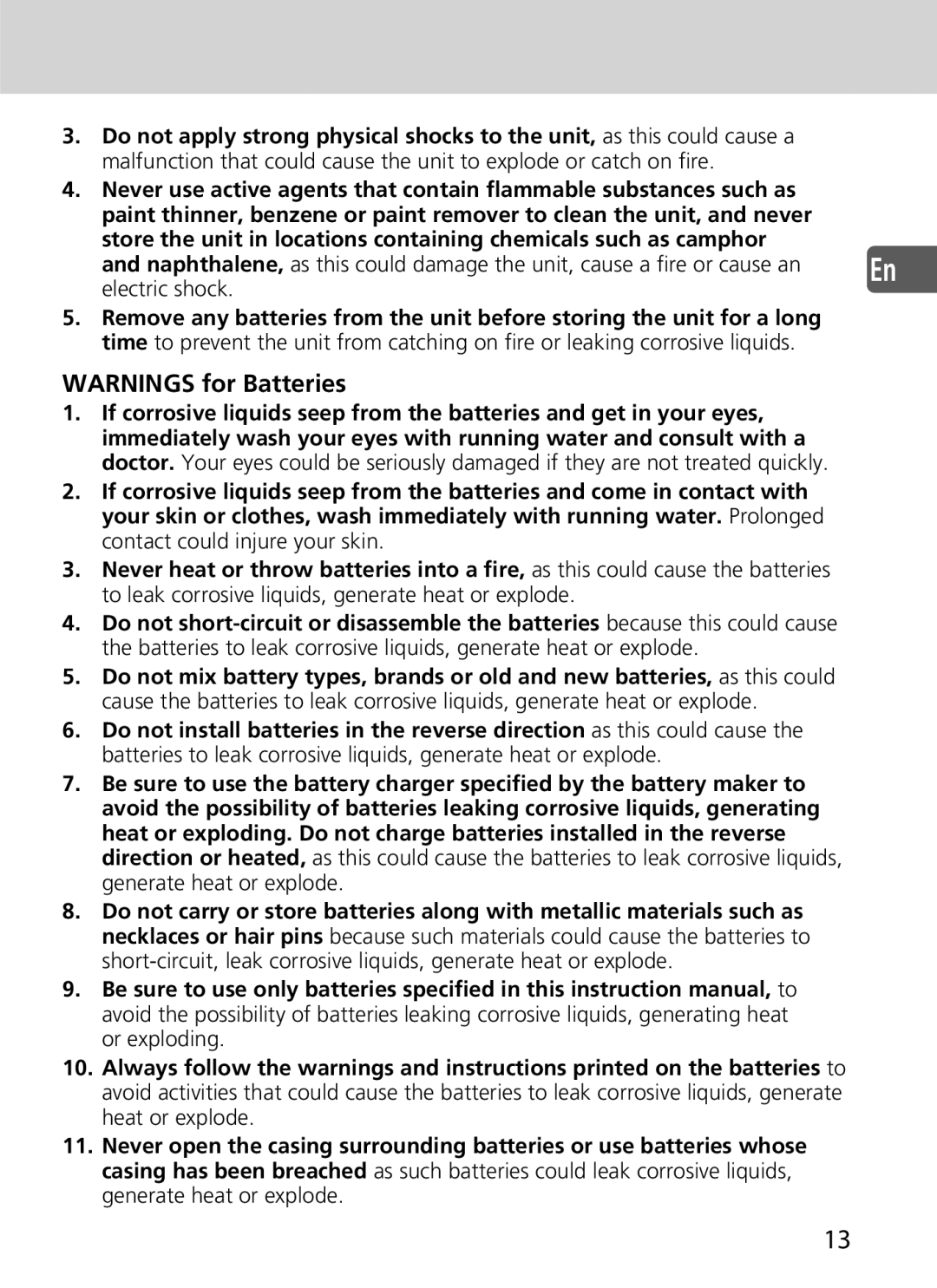 Nikon SD-9 user manual 