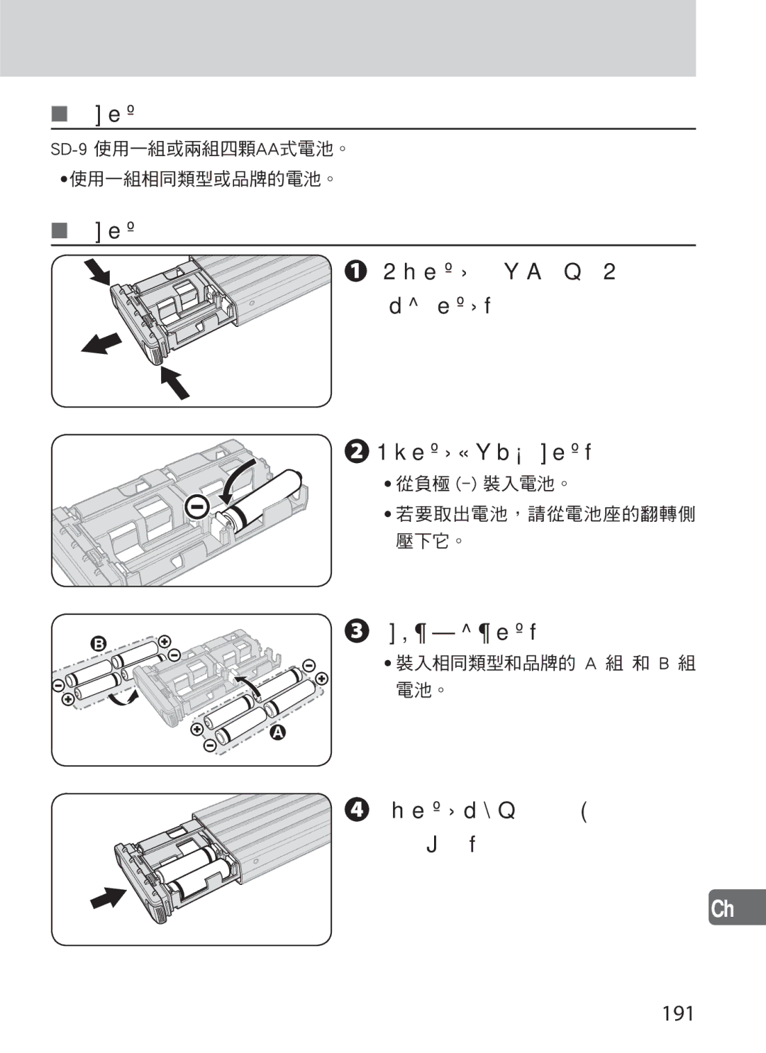 Nikon SD-9 user manual 191 